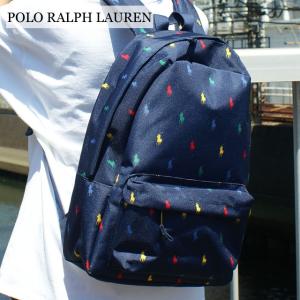 新品 ポロ ラルフローレン POLO RALPH LAUREN Pony Backpack ビッグポニー バックパック リュック NAVY MULTI ネイビー マルチ キッズ 276000404017 グッズ｜essense