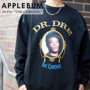 新品 アップルバム APPLEBUM Dr.Dre The Chronic Crew Sweat クルースウェット BLACK ブラック 850004529051 SWT/HOODY｜essense