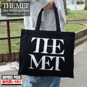 新品 メトロポリタン美術館 The Metropolitan Museum of Art Met Logo Tote Bag トートバッグ  BLACKxWHITE 999006880011 グッズ｜essense