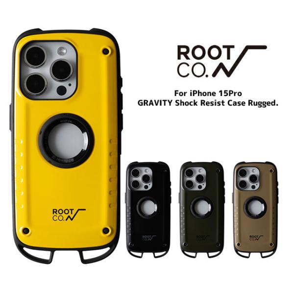 新品 ルートコー ROOT CO. GSRU-4349 iPhone 15Pro GRAVITY S...