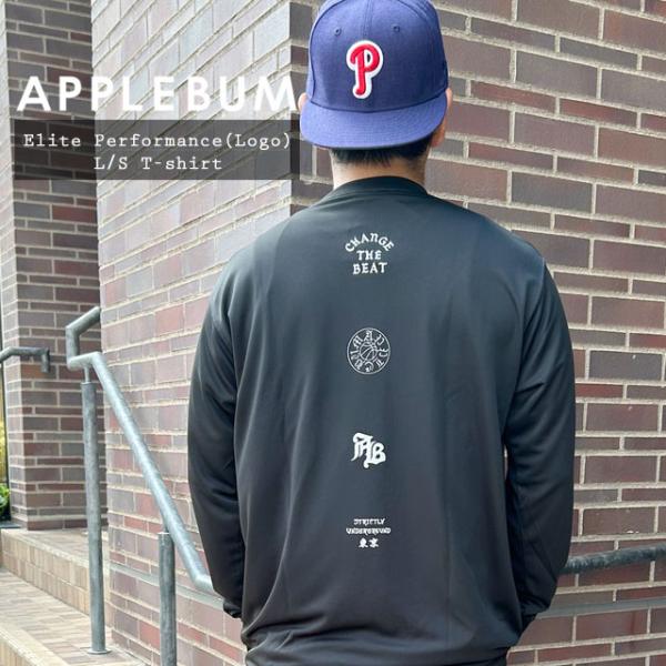 新品 アップルバム APPLEBUM Elite Performance(Logo) L/S T-s...