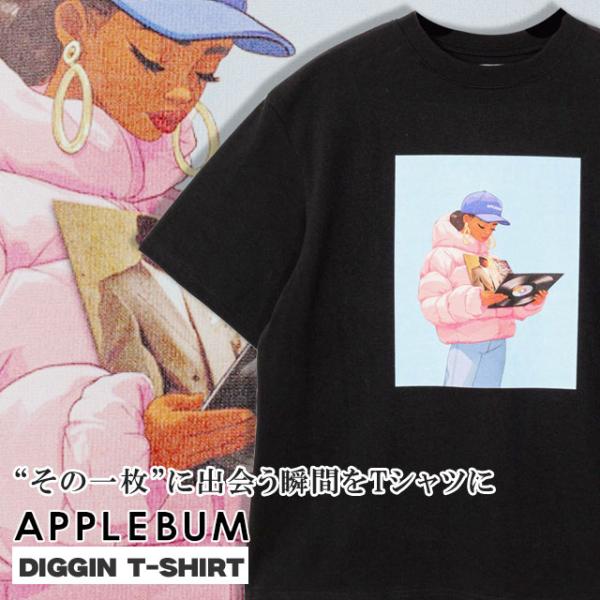 新品 アップルバム APPLEBUM DIGGIN T-shirt (12oz) Tシャツ BLAC...