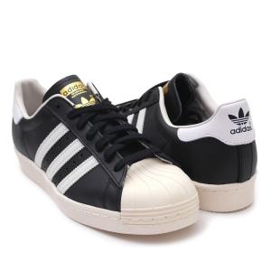 新品 アディダス adidas SUPERSTAR 80s スーパースター BLACK1/WHT/CHALK2 G61069 メンズ 191013200291 フットウェア｜essense