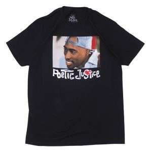 新品 ポエティックジャスティス POETIC JUSTICE 2PAC Tupac Tee Tシャツ BLACK ブラック 黒 メンズ 999005965051 半袖Tシャツ｜essense