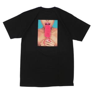 新品 ハフ HUF ICE CREAM TEE アイスクリーム Tシャツ BLACK ブラック 黒 メンズ 999006033041 半袖Tシャツ｜essense