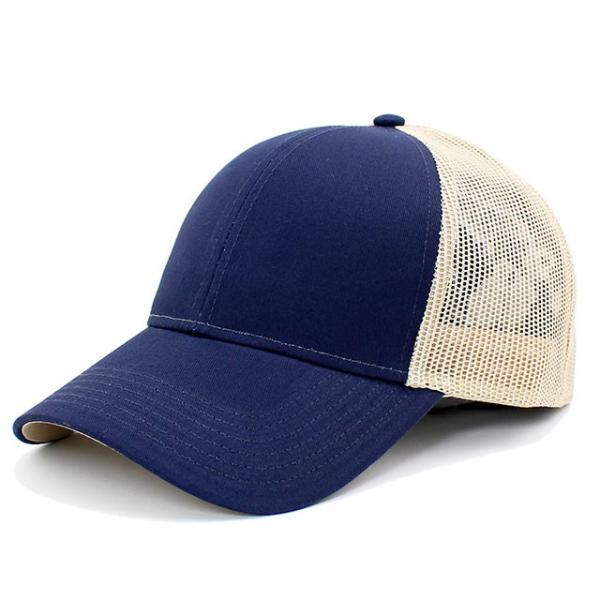 新品 オットー OTTO 83-512-navy-kha 6-PANEL MESH BACK CAP...