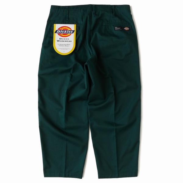 FAT エフエイティー × Dickies “SLACKIES” センタープレスパンツ GREEN ...