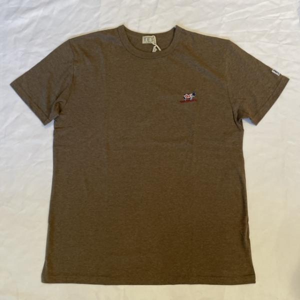 TES テス MELANGE HUNTINGTON T-SHIRT サーフTシャツ ワンポイント