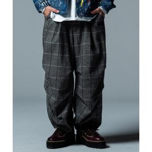 glamb グラム Glen Check Balloon Pants グレンチェックバルーンパンツ｜essex