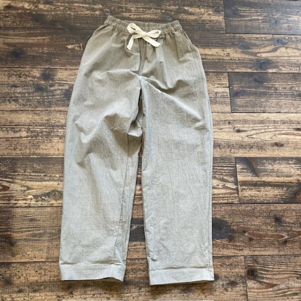 HUNIT エイチユニット Washer check easy pants　ウォッシャーチェックイー...