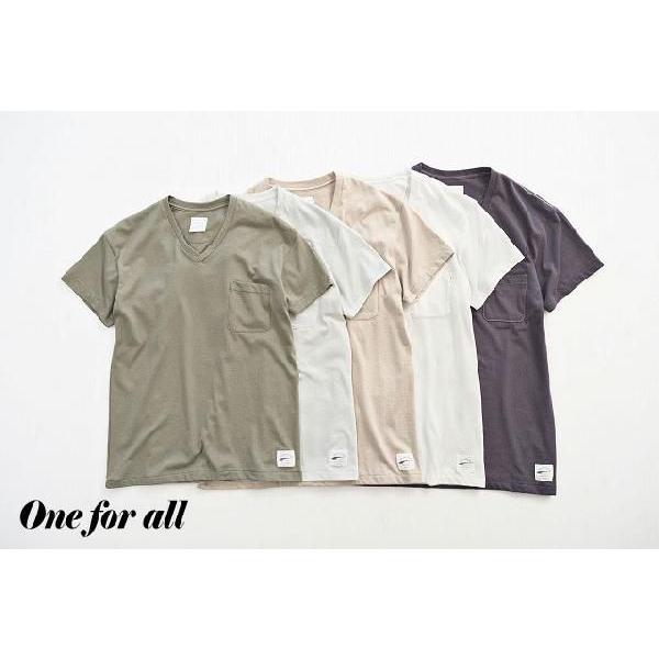 victim ヴィクティム V-NECK POCKET TEE