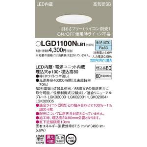 Panasonic（パナソニック） Panasonic LSEB9504 LE1 天井埋込型 LED