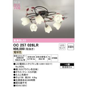 【関東限定販売】【送料無料】オーデリック「OC257026LR」LEDシャンデリアライト｜esta