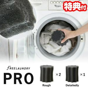 《クーポン配布中》リオニマル フリーランドリー プロ 3個入（粗目2＋細目1) ランドリースポンジ ワンコの毛取り 衣類 毛取り 犬 猫
