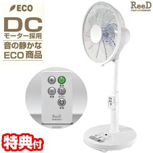30cm DCモーターリビング扇風機 RD-BDC3007W DC扇風機 DCモーター扇風機 リビング扇風機 ReeD ホノベ電機 フルリモコン扇風機 30cm