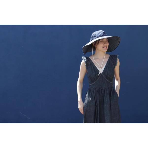 orSlow オアスロウ US NAVY WIDE BRIM HAT ワイド ブリム デニムハット ...