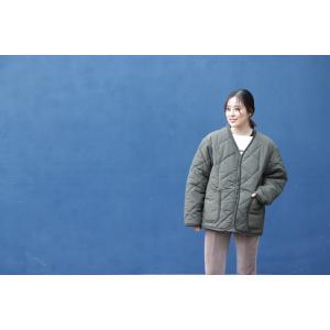 LAVENHAM ラベンハム BIG QUIT COLLARLESS JACKET   ビッグ キルト