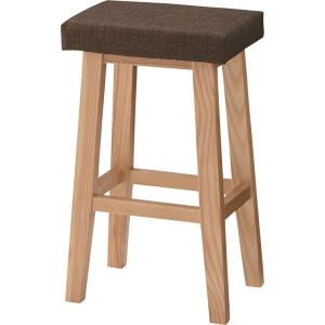 アンティーク調猫足スツール/腰掛椅子 〔ブラウン〕 木製