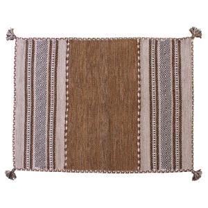 もっちり 防音 ラグ 約190×240cm アイボリー ウレタン フランネル 滑り