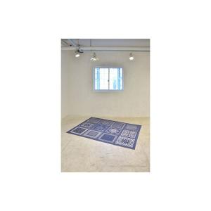 ラグマット 絨毯 130×190cm ブルー ...の詳細画像4