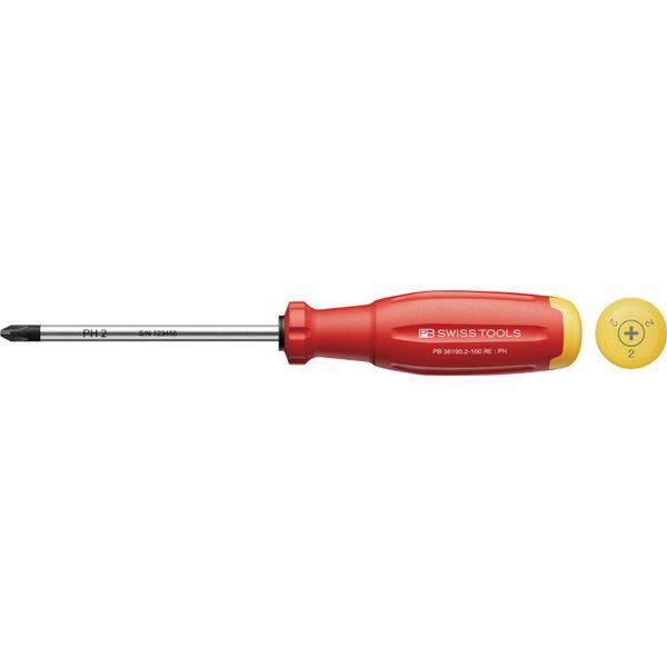 PB SWISS TOOLS ピービースイスツールズ スイスグリップEVO レインボー プラスドライ...