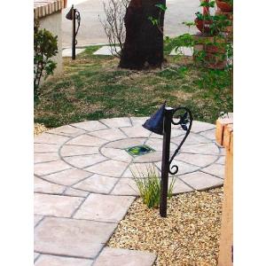 待望 ガーデンライト 庭園灯 屋外 照明 外灯 スタンドライト アプローチライト レトロ ガーデニング ハンドメイド 照明器具 おしゃれ ルームミラー型