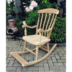 ガーデンチェア ベランダ椅子 木製ガーデン家具 ロッキングチェア 木製 チーク材 完成品｜estoah