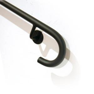 手すり 階段 アイアン 階段手摺 住宅設備 室内手摺 ヨーク オリジナル壁付手摺 階段 長さ1ｍ 丸タイプ 室内手摺 屋内 おしゃれ In0463 Otk エストアガーデン