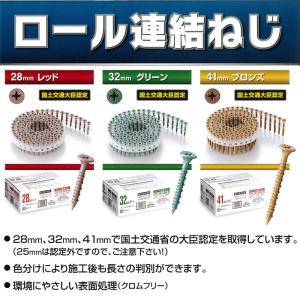 ネジ ビス ロール連結 石膏ボード用 ねじ 3...の詳細画像1