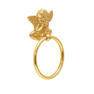 タオルハンガー 真鍮 タオル掛け おしゃれ エンジェル タオルバー S