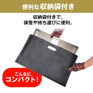 バーベキューコンロ 卓上 折り畳み ステンレス...の詳細画像5