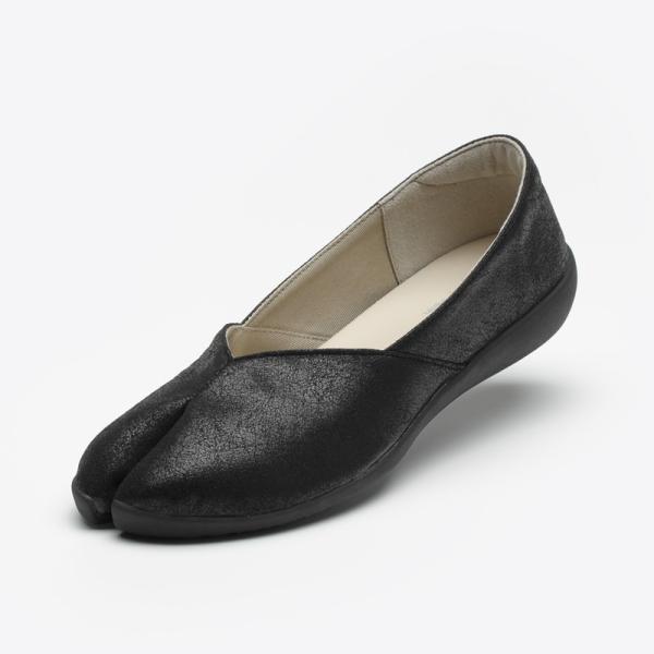 足袋型パンプス tabiRela MARY ブラック たびりら マリー 足袋シューズ マルゴ 丸五 ...