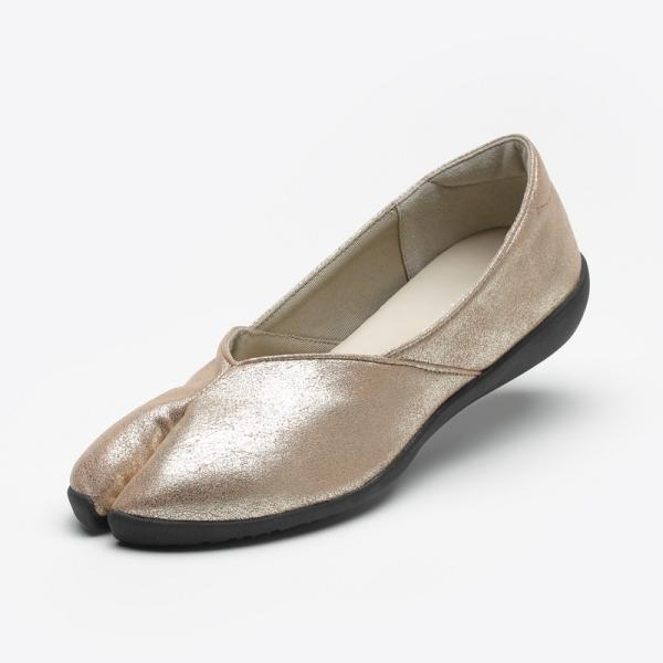 足袋型パンプス tabiRela MARY シャンパンゴールド たびりら マリー 足袋シューズ マル...