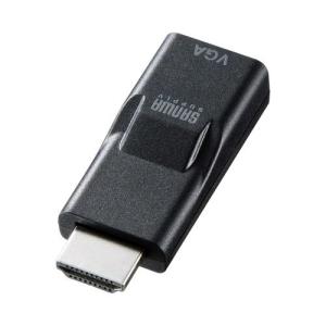 HDMI-VGA変換アダプタ HDMI Aオス-VGAメス ブラック AD-HD16VGA