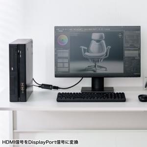 HDMI-DisplayPort変換アダプタ ...の詳細画像4