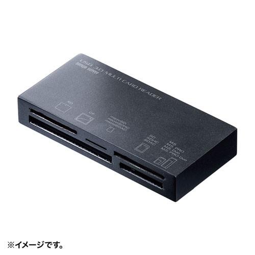 マルチカードリーダー USB 3.1 Gen1対応 TYPE-A 5スロット ブラック ADR-3M...