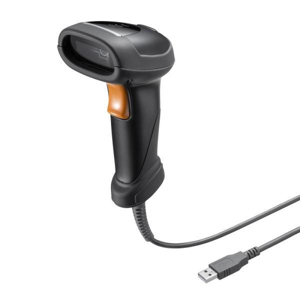 バーコードリーダー 有線 照合機能搭載 1次元 2次元 QRコード 日本語QR 防水防塵 IP42 ...