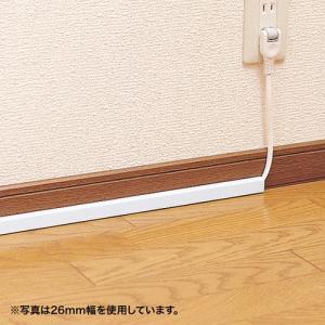 ケーブルカバー 幅33mm 角型 ホワイト C...の詳細画像2