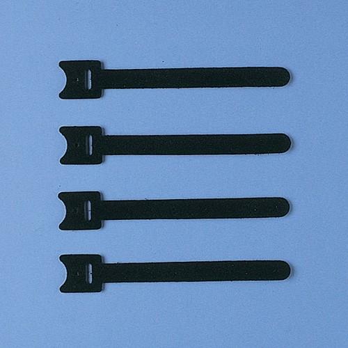 ケーブルタイ 面ファスナー 配線用 4本入り  ブラック CA-MF1KN サンワサプライ ネコポス...