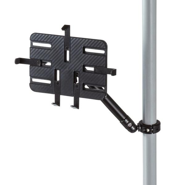 タブレットホルダー カート用 台車用 円柱支柱取り付け CAR-SPHLD7 サンワサプライ