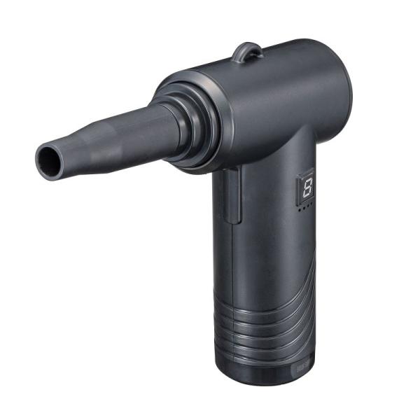 電動エアダスター 充電式 コンパクト 3段階風力 逆さ噴射 ガス不使用 連続使用約12分 ノズル3種...