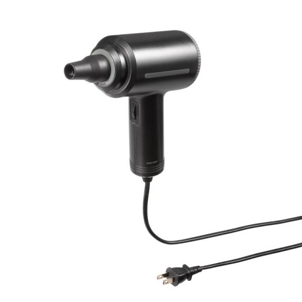 電動エアダスター AC電源 ケーブル長3m ブロワー 風速42m/s 連続15分 ガス不使用 ノズル...