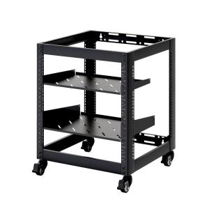 19インチ 10U ネットワークラック キャスター付