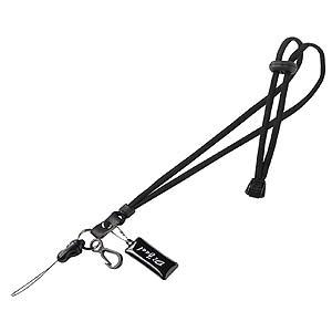 ネックストラップ 丸ひも ブラック サンワサプライ DG-ST8BK ネコポス対応