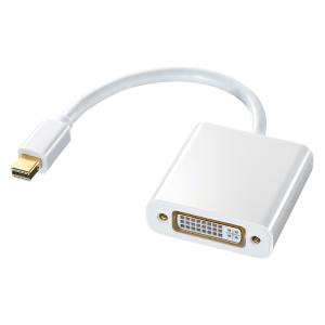 訳あり新品 Mini DisplayPort-DVI変換アダプタ  AD-MDPDVA01 サンワサプライ 外装に傷・汚れあり｜esupply