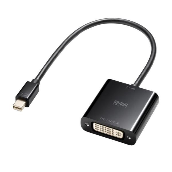 訳あり新品 Mini DisplayPort-DVI 変換アダプタ 20cm アクティブタイプ 10...