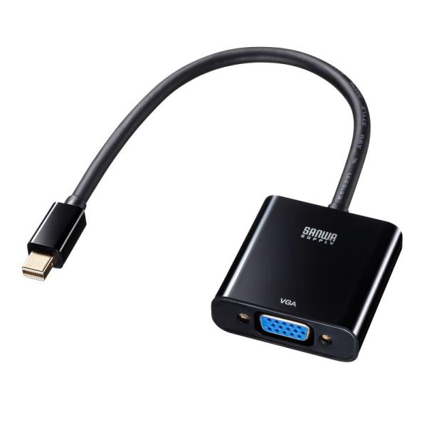 訳あり新品 Mini DisplayPort-VGA変換アダプタ ミニDisplayPortオス-V...