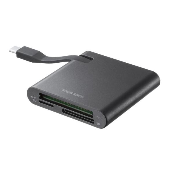 訳あり新品 SDカードリーダー タイプC microSD コンパクトフラッシュ対応 SD4.0 ケー...