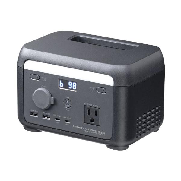 訳あり新品 ポータブル電源 102.4Wh AC出力 200W 持ち運び 軽量 USB PD65W ...