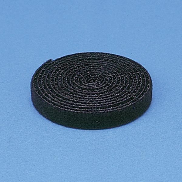 訳あり新品 ケーブルタイ 面ファスナー 配線用 1.5m ブラック ネコポス対応 CA-MF5KN ...